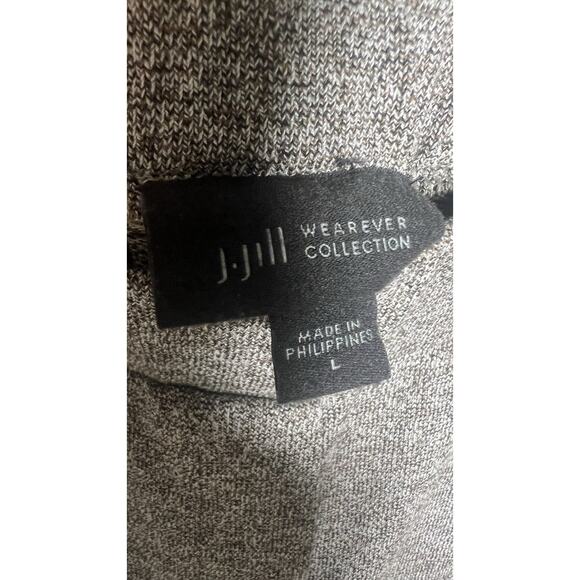 J.Jill Wearever Collection Cuffed Crop Joggers Elastic Waist Pants Brown Large - Picture 8 of 11